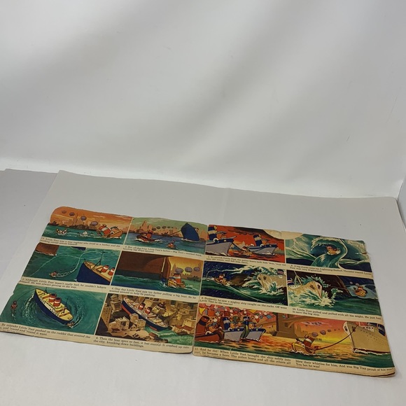 Vintage LITTLE TOOT by WALT DISNEY’S MELODY TIME record cover (only!) no record - Picture 5 of 16